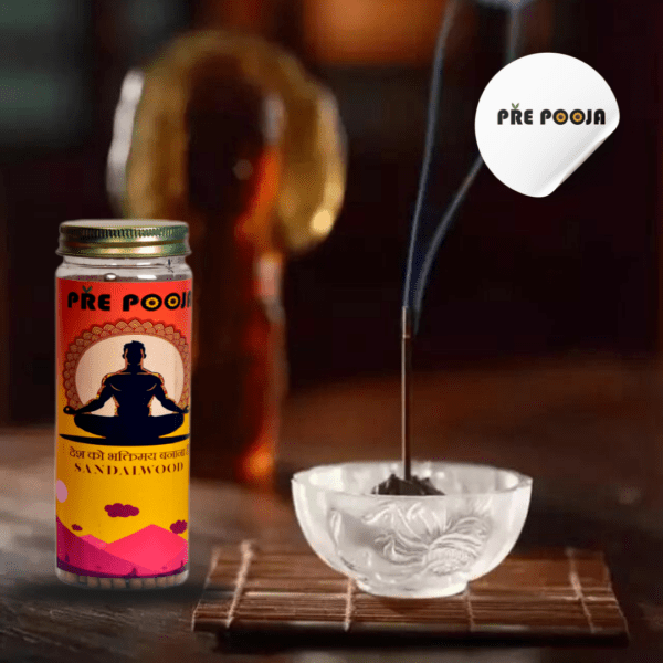 Prepooja Sandalwood Dry Dhoop Bambooless Incense Sticks - Image 2
