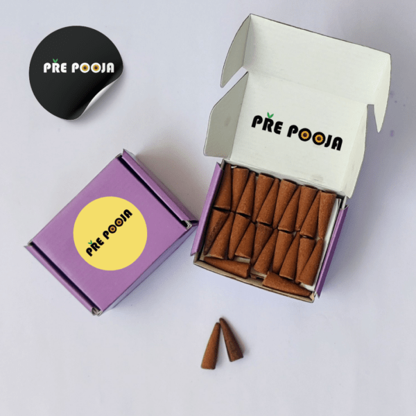 PrePooja Sandalwood Incense Premium DHOOP CONES - Image 5
