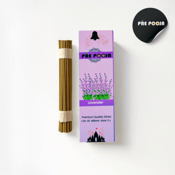 PrePooja Premium Lavender Natural Incense Sticks - Image 2
