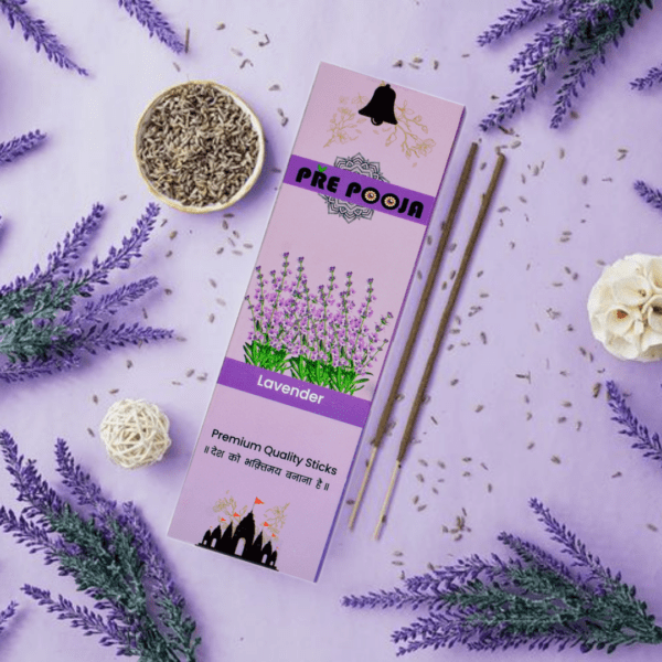 PrePooja Premium Lavender Natural Incense Sticks - Image 6