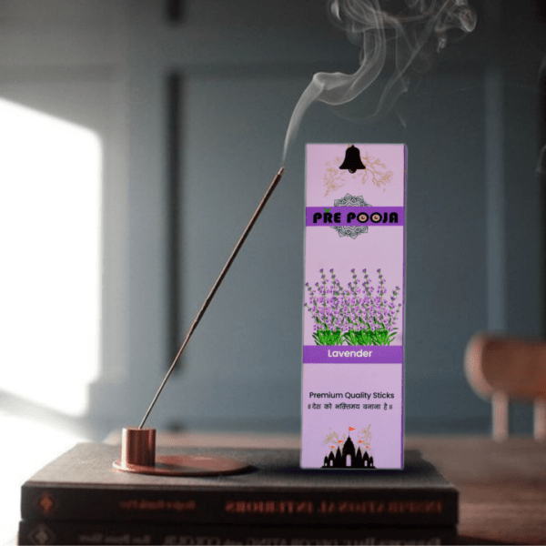 PrePooja Premium Lavender Natural Incense Sticks - Image 5