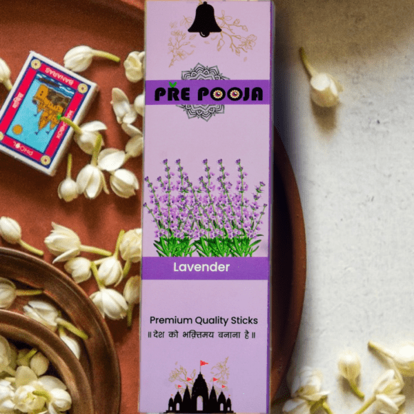 PrePooja Premium Lavender Natural Incense Sticks - Image 4
