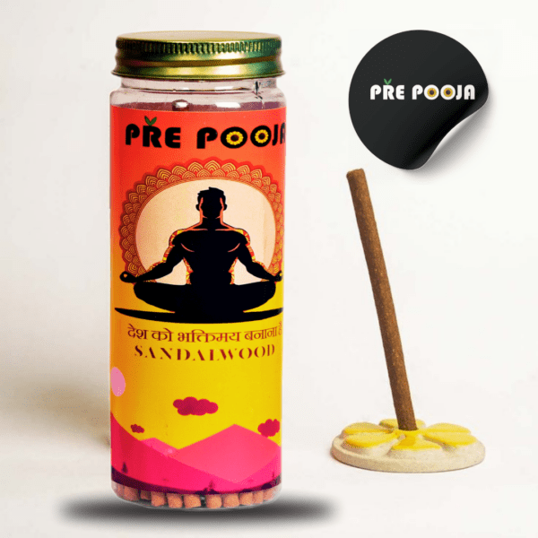 Prepooja Sandalwood Dry Dhoop Bambooless Incense Sticks - Image 3