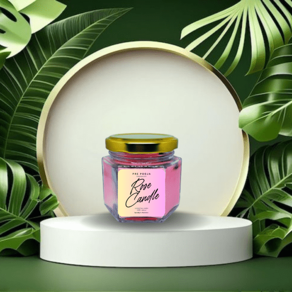 Romantic Rose Candle - Peony Scented Candle - Image 2