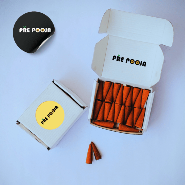 PrePooja Rose Incense Premium DHOOP CONES - Image 2
